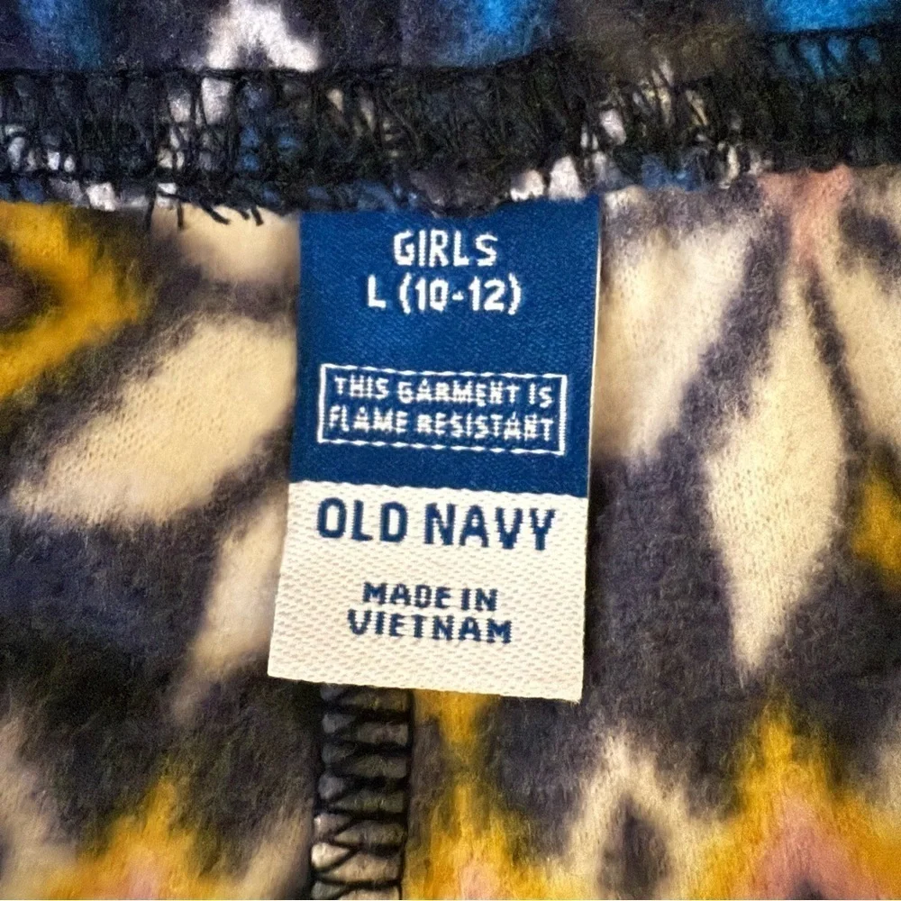 NWT Old Navy girls soft fleece pajama pants